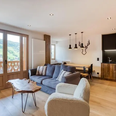 Warm Apartment Nestled In The Heart Of Megeve Exterior photo