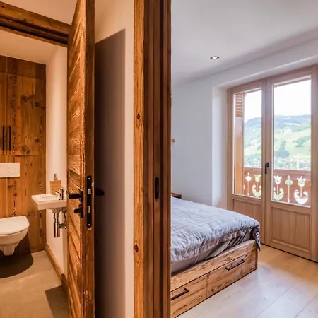 Warm Apartment Nestled In The Heart Of Megeve Exterior photo