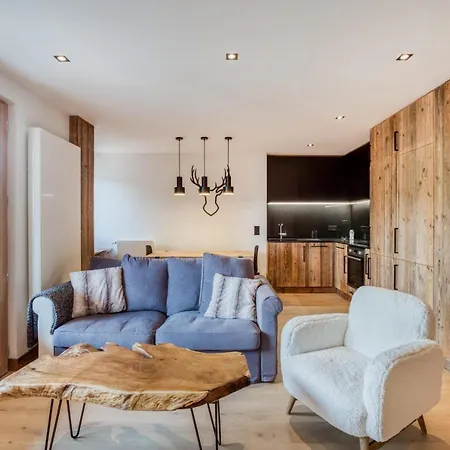 Warm Apartment Nestled In The Heart Of Megeve Exterior photo